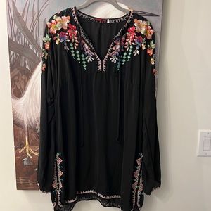 Johnny Was embroidered tunic